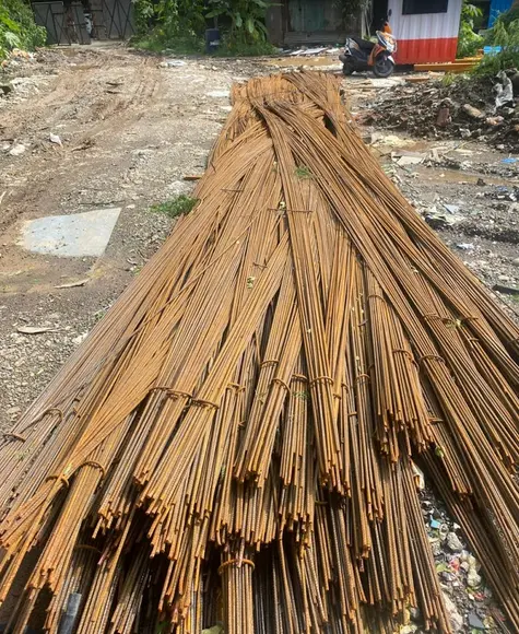 TMT bar scrap, rebar scrap, construction steel scrap, TMT cut-pieces, structural steel waste.